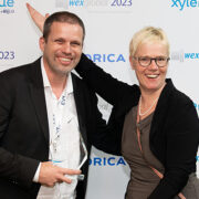 Photo of Desalytics Water Solutions - Winner of Innovation in Financial Partnership - at the WEX Global 2023 Awards