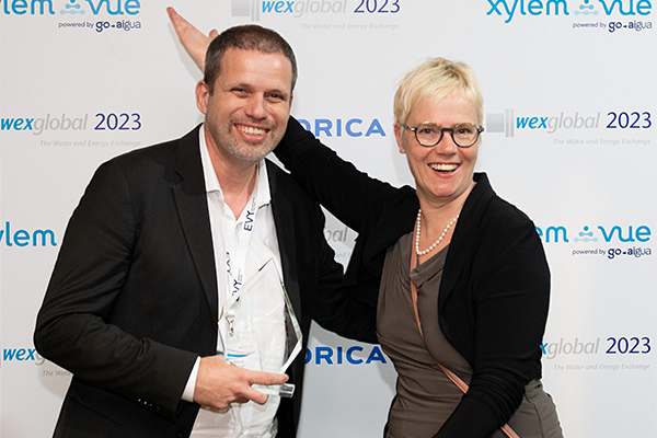 Photo of Desalytics Water Solutions - Winner of Innovation in Financial Partnership - at the WEX Global 2023 Awards
